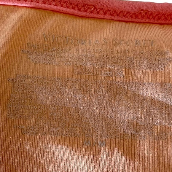 Victoria’s Secret Pink Lace Padded Bikini Sz 34B M - Picture 6 of 7